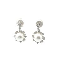 Ohrringe Dame in Silber Perla BROC.B 89 OR